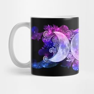 Triple Goddess Moons and Stars Mug